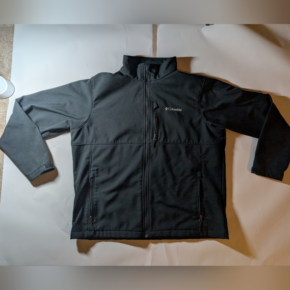Colimbia Men’s Ascender Softshell Jacket Xl- Black
